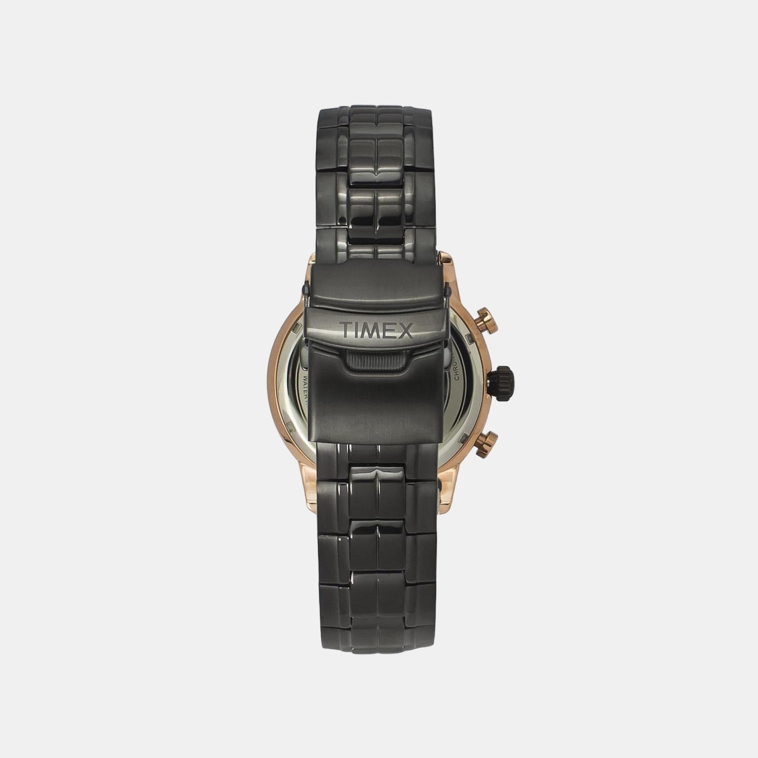 E Class Men Quartz Black Dial Chronograph Stainless Steel Watch TWEG18601