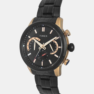 E Class Men Quartz Black Dial Chronograph Stainless Steel Watch TWEG18601