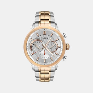 E Class Men Quartz Silver Dial Chronograph Stainless Steel Watch TWEG18602