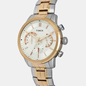 E Class Men Quartz Silver Dial Chronograph Stainless Steel Watch TWEG18602