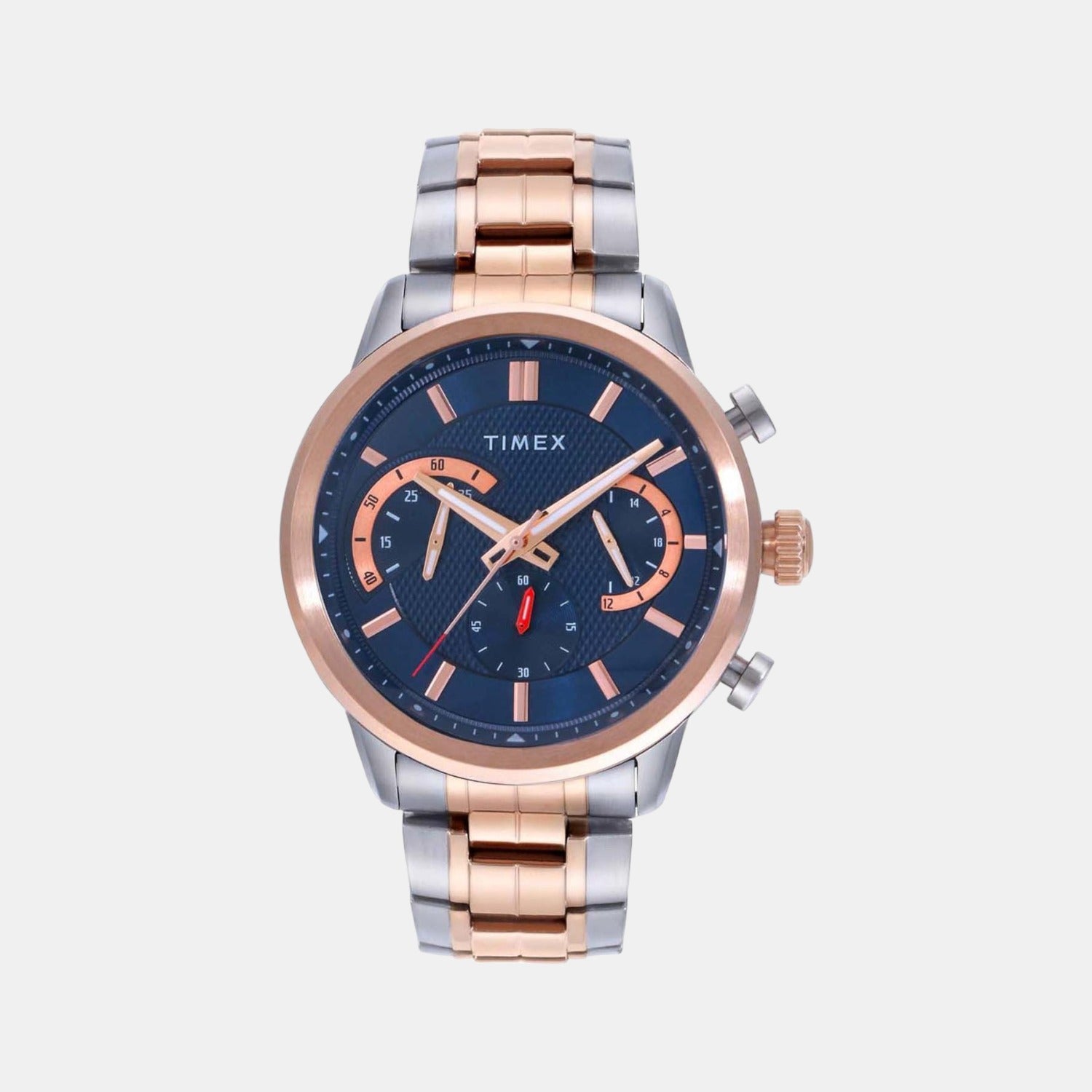E Class Men Quartz Blue Dial Chronograph Stainless Steel Watch TWEG18604
