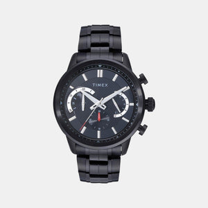 E Class Men Quartz Black Dial Chronograph Stainless Steel Watch TWEG18605