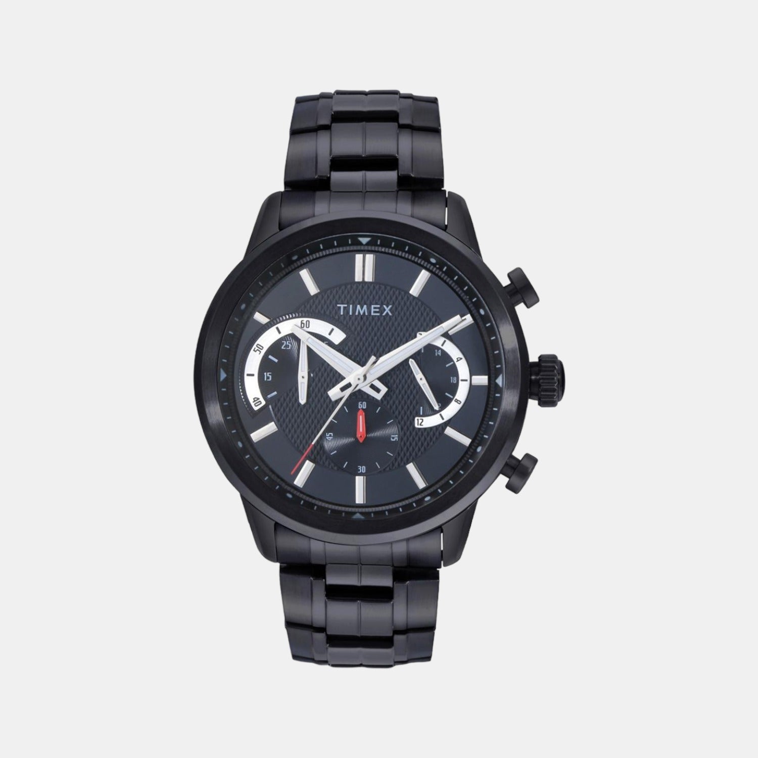 E Class Men Quartz Black Dial Chronograph Stainless Steel Watch TWEG18605
