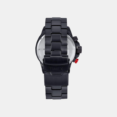 E Class Men Quartz Black Dial Chronograph Stainless Steel Watch TWEG19301