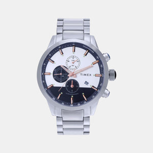 E Class Men Quartz Silver Dial Chronograph Stainless Steel Watch TWEG19400