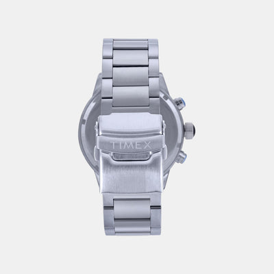 E Class Men Quartz Silver Dial Chronograph Stainless Steel Watch TWEG19400