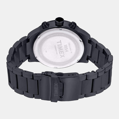E Class Men Quartz Black Dial Chronograph Stainless Steel Watch TWEG19401