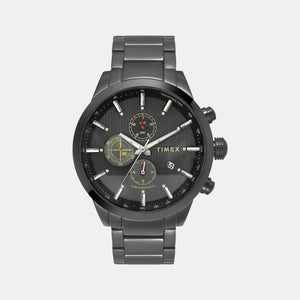 E Class Men Quartz Grey Dial Chronograph Stainless Steel Watch TWEG19403