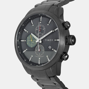 E Class Men Quartz Grey Dial Chronograph Stainless Steel Watch TWEG19403
