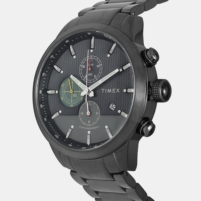 E Class Men Quartz Grey Dial Chronograph Stainless Steel Watch TWEG19403