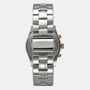 Fashion Men Quartz Black Dial Chronograph Stainless Steel Watch TWEG19504