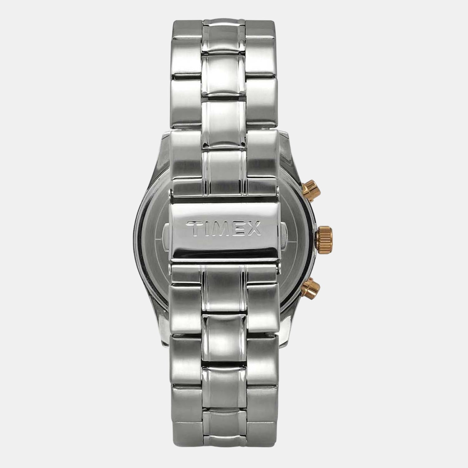 Fashion Men Quartz Black Dial Chronograph Stainless Steel Watch TWEG19504