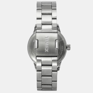 Fashion Men Quartz Silver Dial Chronograph Stainless Steel Watch TWEG19900