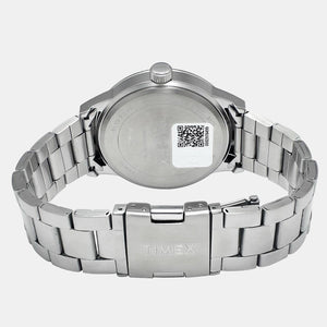Fashion Men Quartz Silver Dial Chronograph Stainless Steel Watch TWEG19900