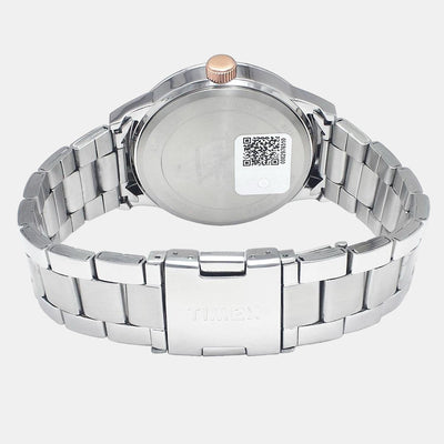 Fashion Men Quartz Blue Dial Multi-Function Stainless Steel Watch TWEG19901