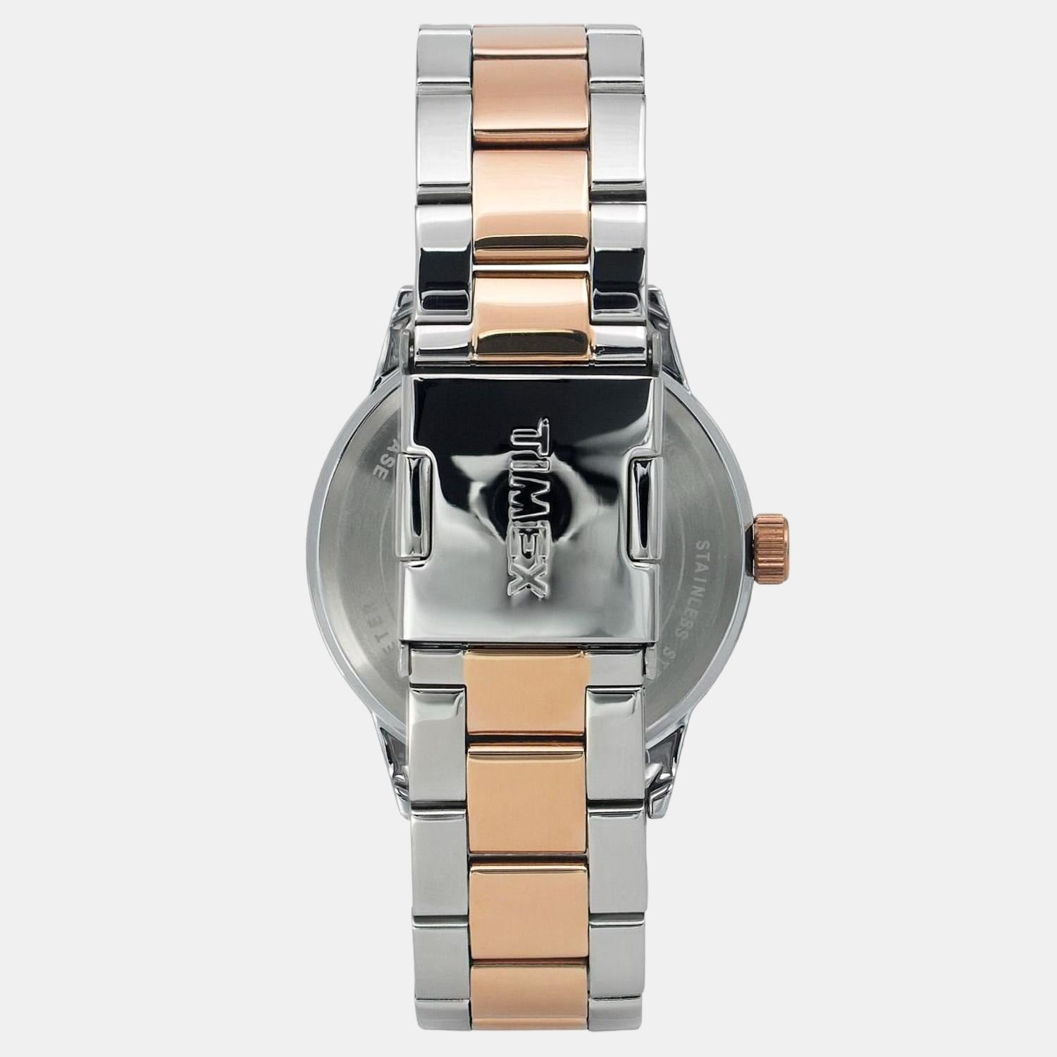 Fashion Men Quartz Black Dial Chronograph Stainless Steel Watch TWEG19903