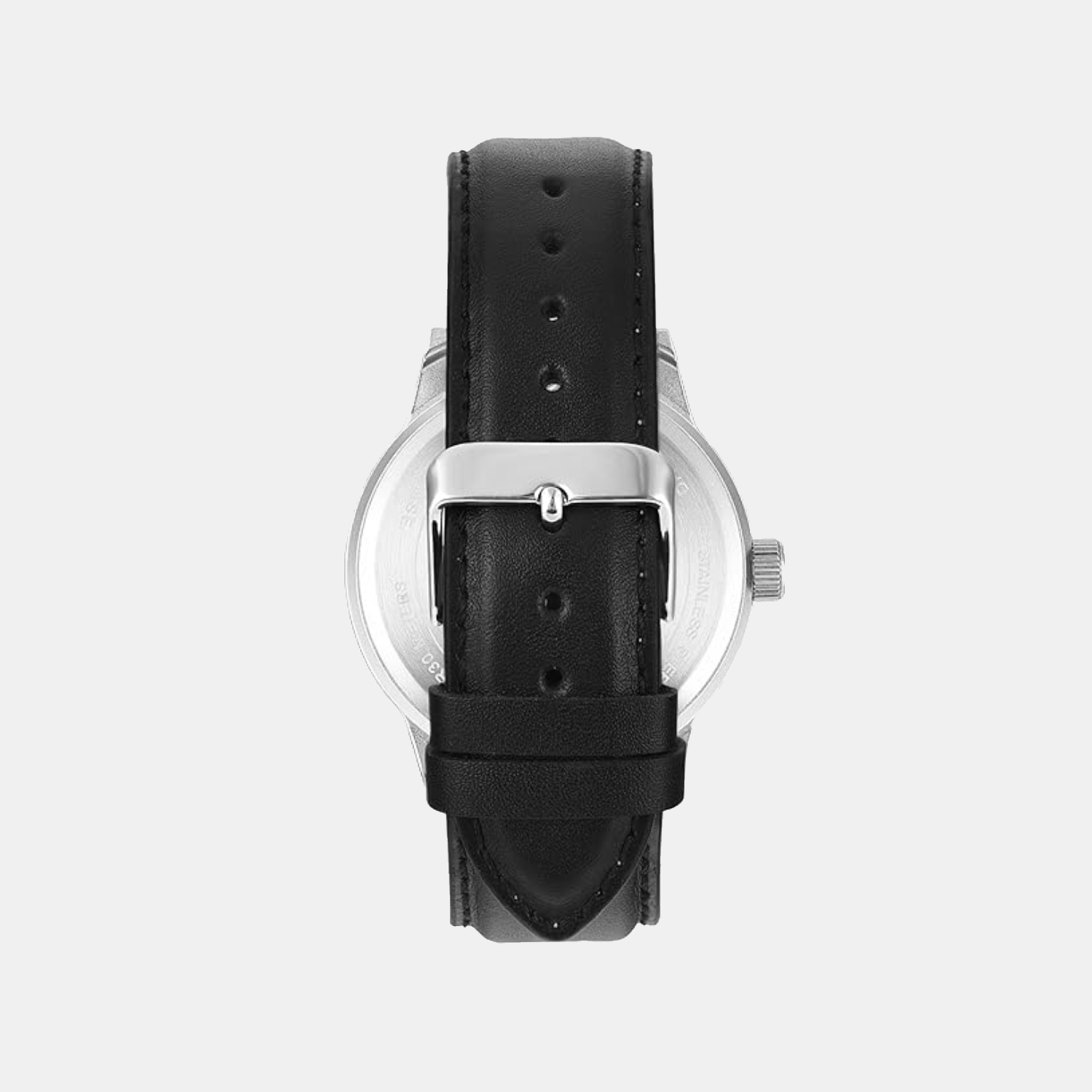 Fashion Men Quartz Black Dial Multi-Function Leather Watch TWEG19915
