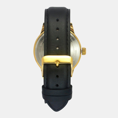 Fashion Men Quartz Red Dial Multi-Function Leather Watch TWEG19938
