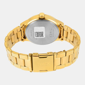 Fashion Men Quartz Champagne Dial Multi-Function Stainless Steel Watch TWEG19945