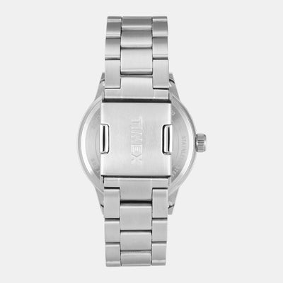 Fashion Men Quartz Tiffany Blue Dial Multi-Function Stainless Steel Watch TWEG19951