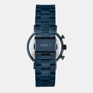 Fashion Men Quartz Blue Dial Multi-Function Stainless Steel Watch TWEG20028
