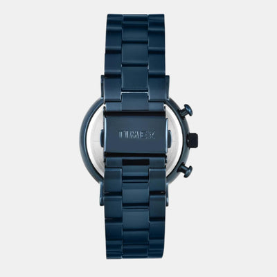 Fashion Men Quartz Blue Dial Multi-Function Stainless Steel Watch TWEG20028