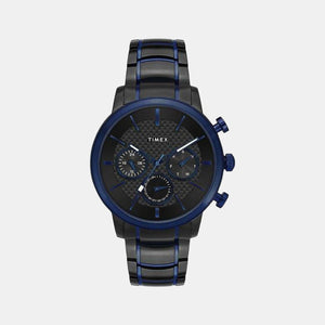 E Class Men Quartz Black Dial Chronograph Stainless Steel Watch TWEG20200