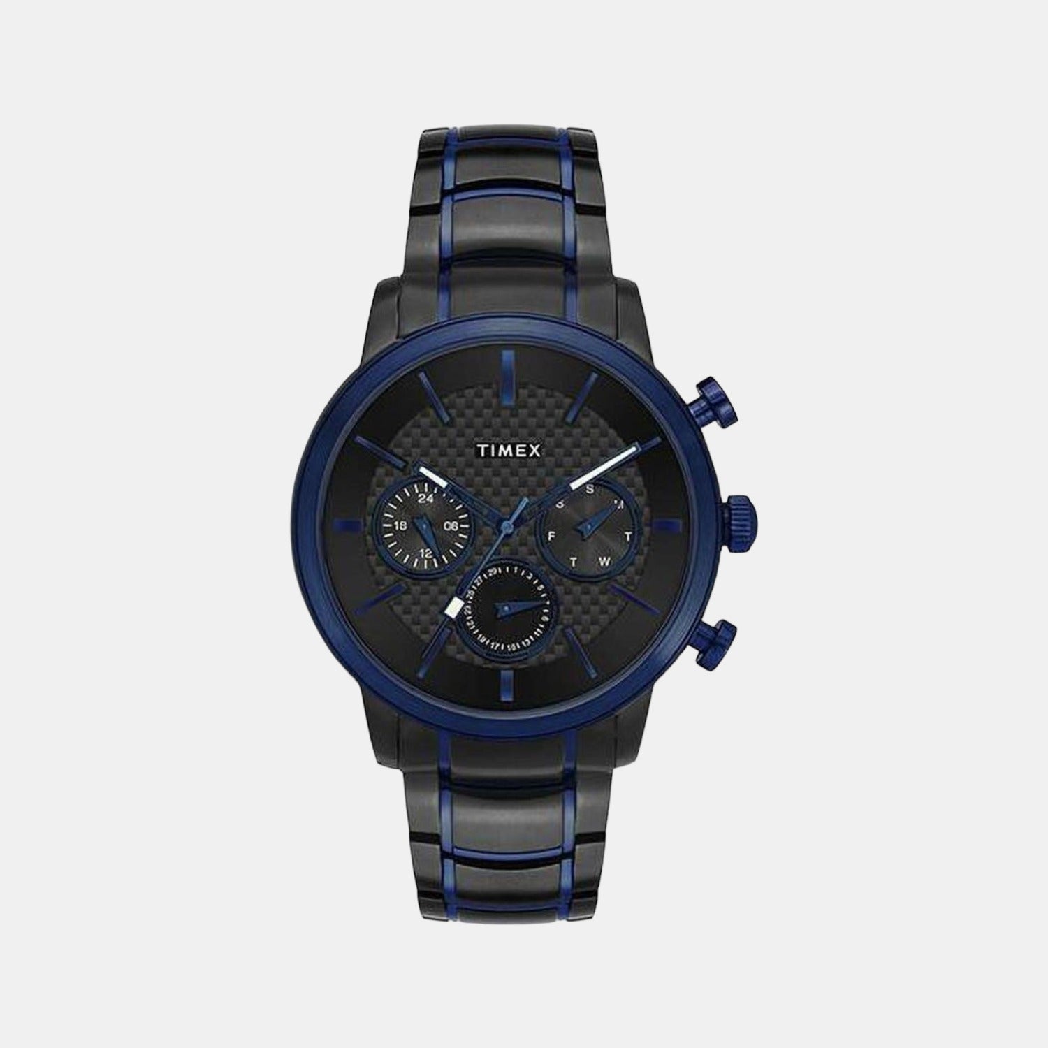 E Class Men Quartz Black Dial Chronograph Stainless Steel Watch TWEG20200