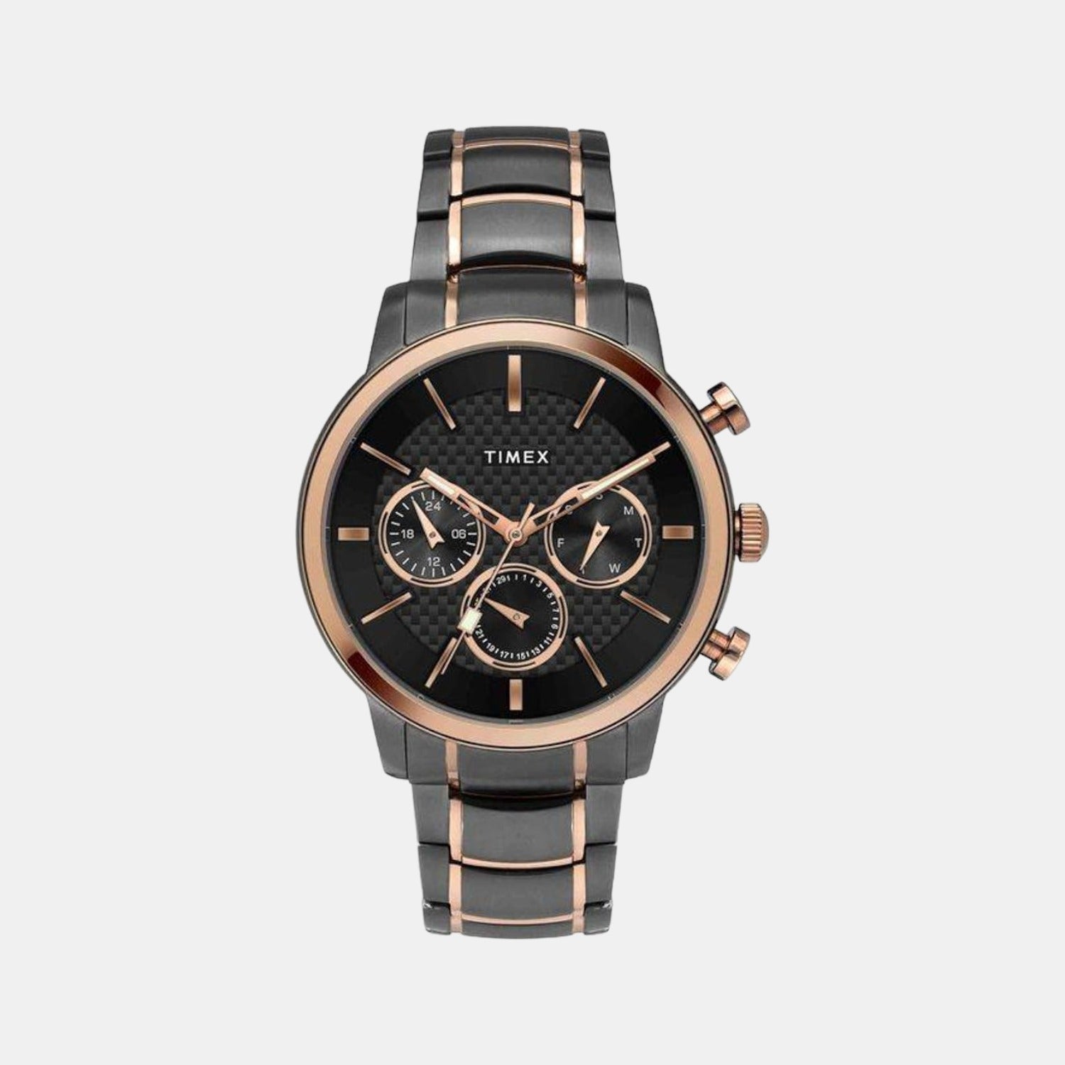 E Class Men Quartz Black Dial Chronograph Stainless Steel Watch TWEG20201