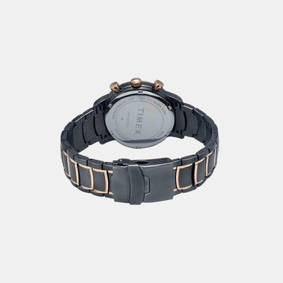 E Class Men Quartz Black Dial Chronograph Stainless Steel Watch TWEG20201