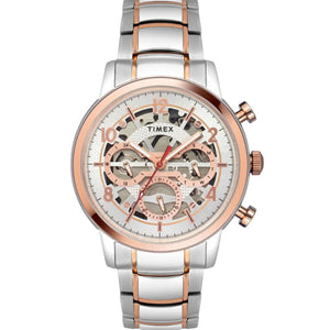 Timex Men Silver Round Dial Analog Watch 44mm TWEG20205