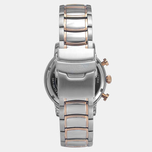 E Class Men Quartz Silver Dial Multi-Function Stainless Steel Watch TWEG20205