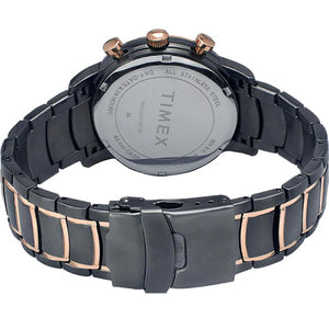 Timex E Class Men Black Round Dial Analog Watch 44mm TWEG20206