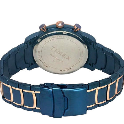 Timex Men Blue Round Dial Analog Watch 44mm TWEG20207