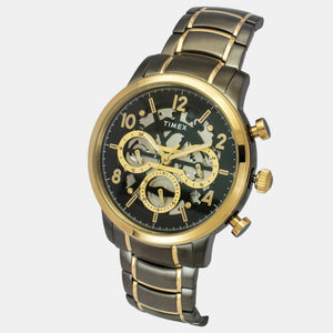 E Class Men Quartz Black Dial Multi-Function Stainless Steel Watch TWEG20208