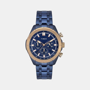 E Class Men Quartz Blue Dial Chronograph Stainless Steel Watch TWEG20300