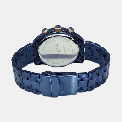 E Class Men Quartz Blue Dial Chronograph Stainless Steel Watch TWEG20300