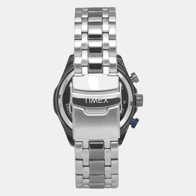 E Class Men Quartz Black Dial Chronograph Stainless Steel Watch TWEG20301