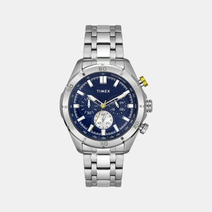 E Class Men Quartz Blue Dial Chronograph Stainless Steel Watch TWEG20302