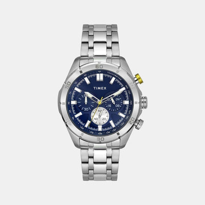 E Class Men Quartz Blue Dial Chronograph Stainless Steel Watch TWEG20302