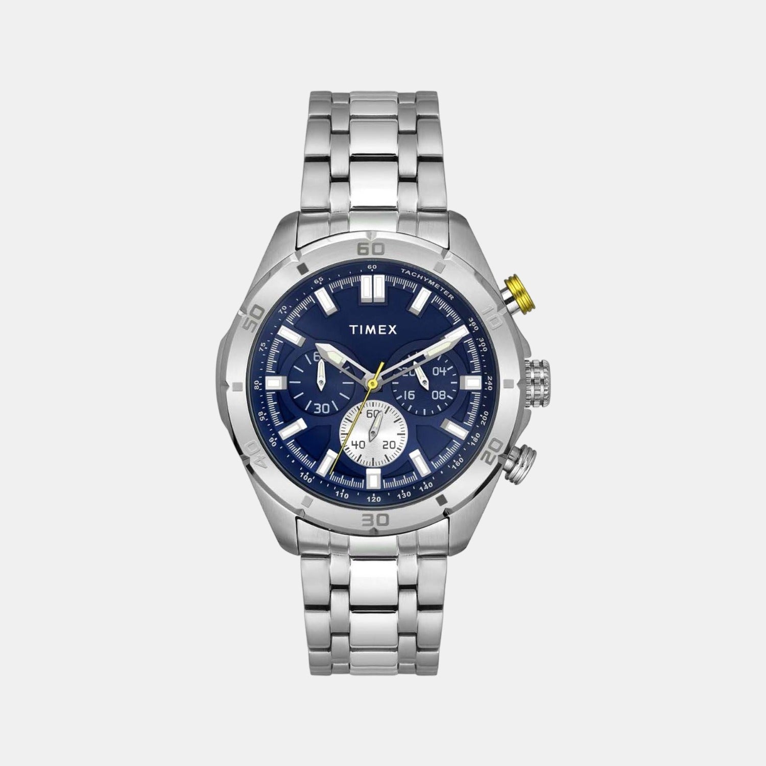 E Class Men Quartz Blue Dial Chronograph Stainless Steel Watch TWEG20302