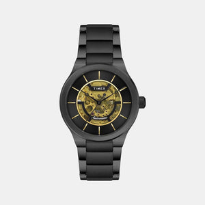 E Class Men Quartz Black Dial Analog Stainless Steel Watch TWEG20900