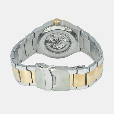 E Class Men Quartz Silver Dial Analog Stainless Steel Watch TWEG20901