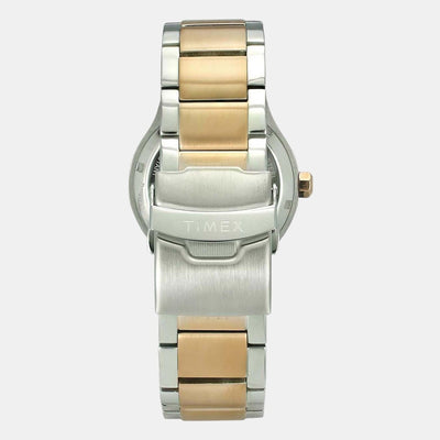E Class Men Quartz Silver Dial Analog Stainless Steel Watch TWEG20901