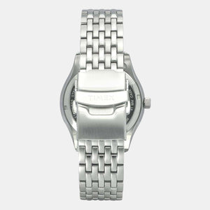 E Class Men Quartz Silver Dial Analog Stainless Steel Watch TWEG21000