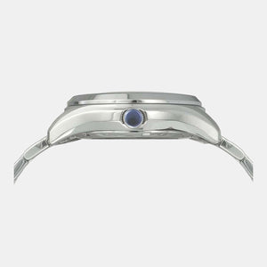 E Class Men Quartz Silver Dial Analog Stainless Steel Watch TWEG21000