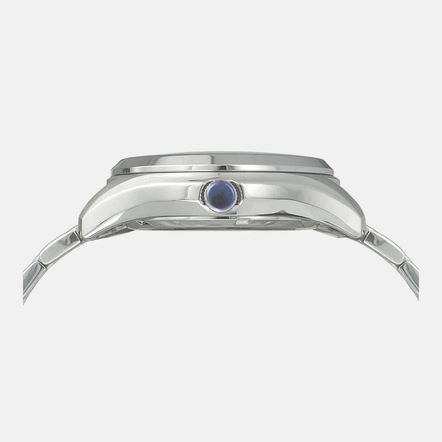 E Class Men Quartz Silver Dial Analog Stainless Steel Watch TWEG21000