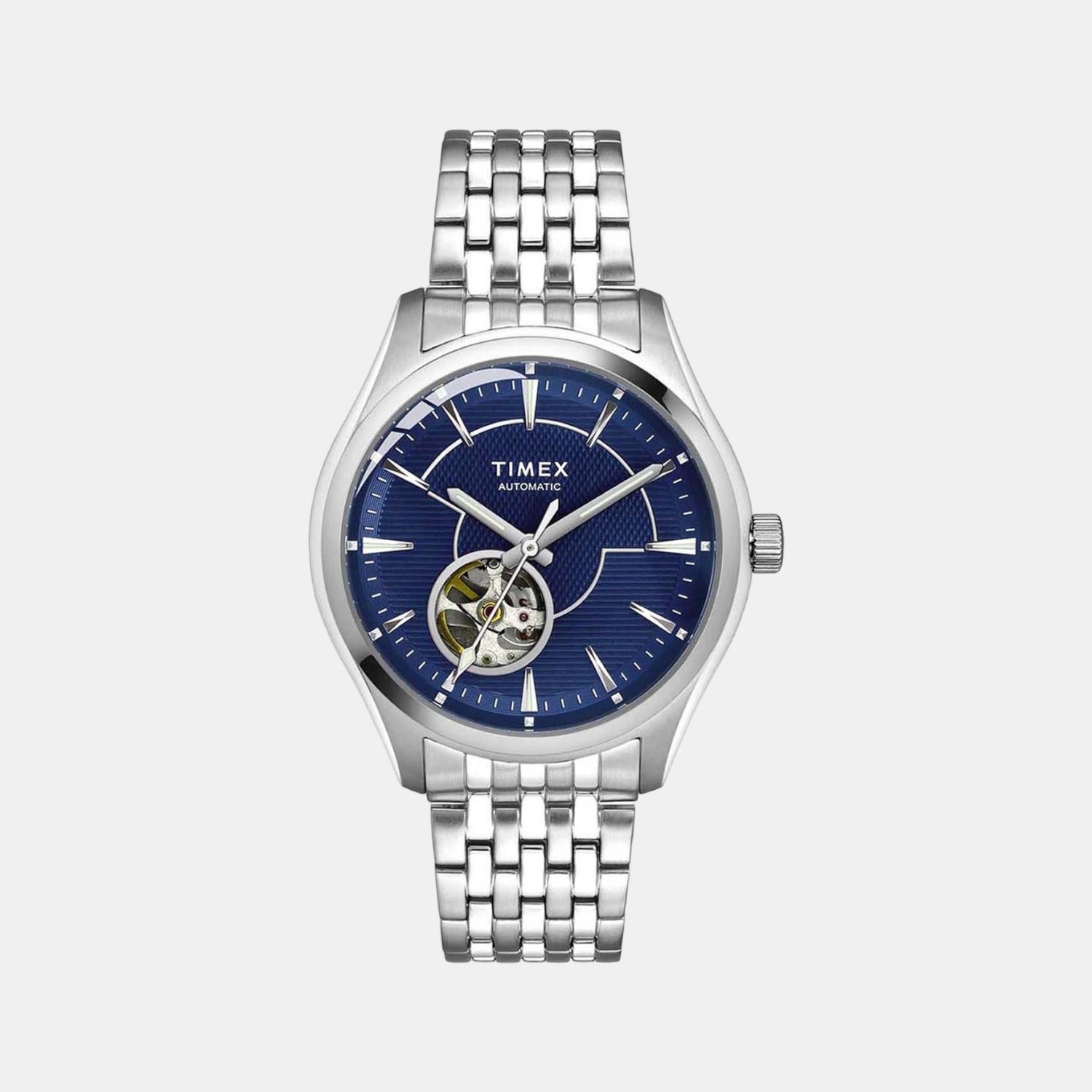 E Class Men Automatic Blue Dial Analog Stainless Steel Watch TWEG21002
