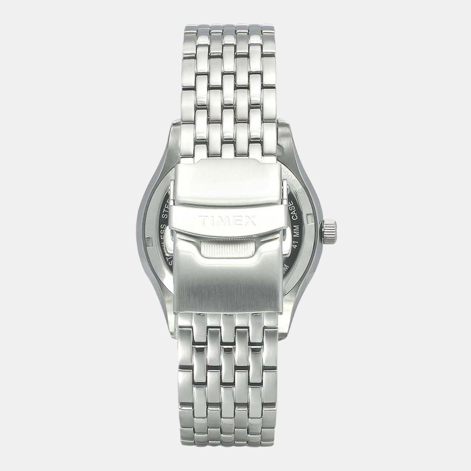 E Class Men Automatic Blue Dial Analog Stainless Steel Watch TWEG21002