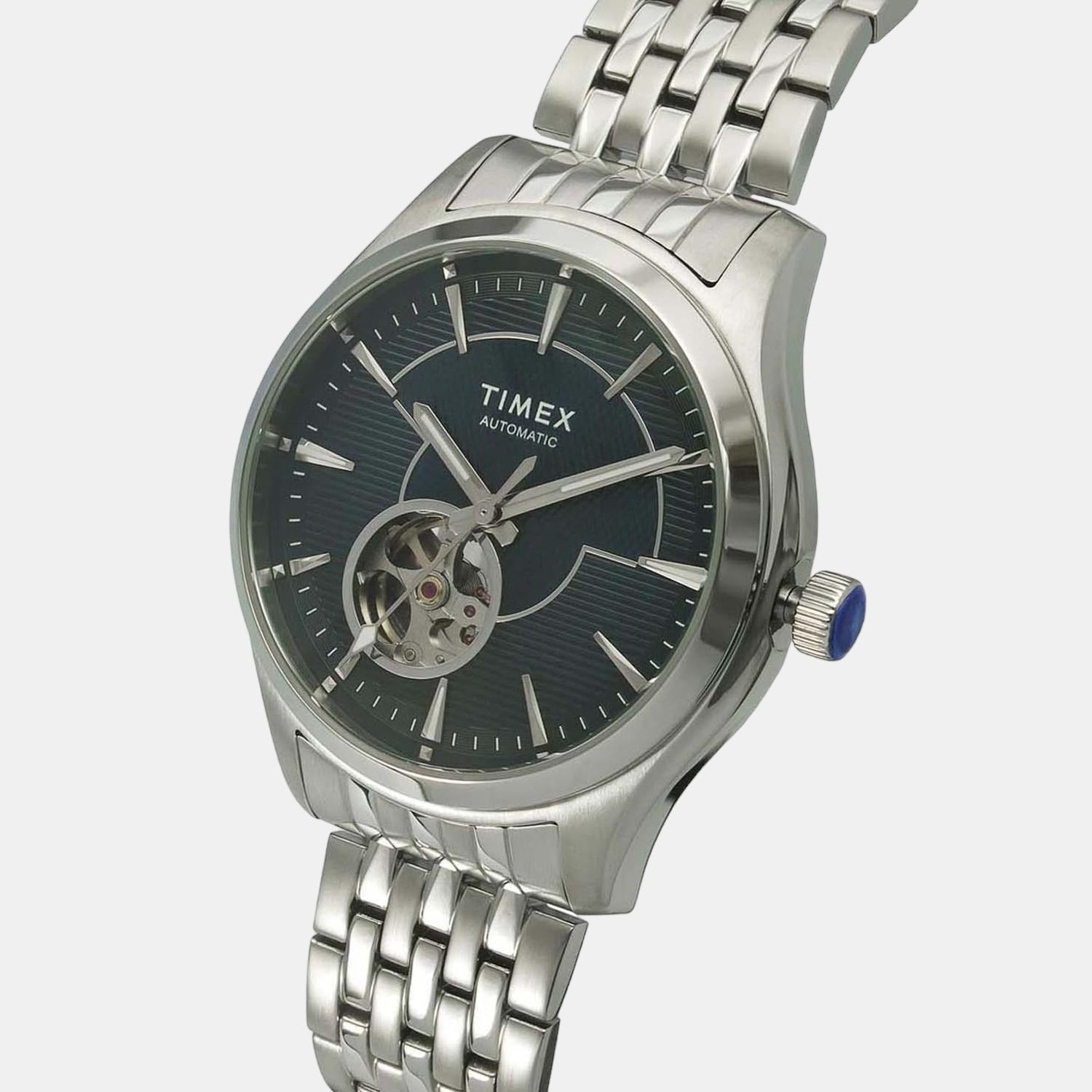 E Class Men Automatic Blue Dial Analog Stainless Steel Watch TWEG21002